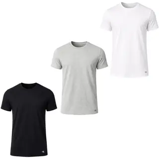 Produktfoto för Calvin Klein 3P Crew Neck T-Shirt Flerfärgad bomull Large Herr