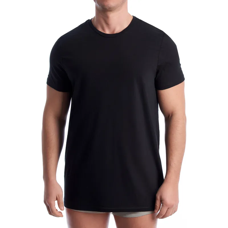 Bild 3 för Calvin Klein 3P Crew Neck T-Shirt Flerfärgad bomull Large Herr