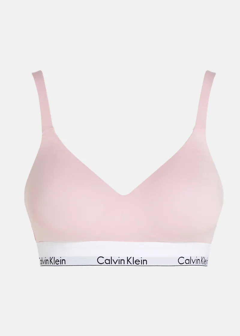 Bild 1 för Calvin Klein BH Icon Cotton Modal Lift Bralette Rosa Large Dam