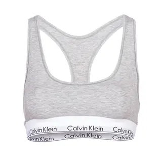 Produktfoto för Calvin Klein BH Modern Cotton Bralette Gråmelerad Small Dam