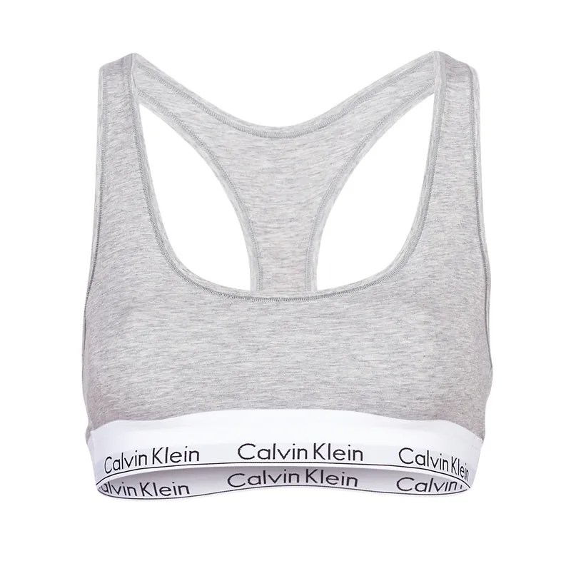 Bild 2 för Calvin Klein BH Modern Cotton Bralette Gråmelerad Small Dam