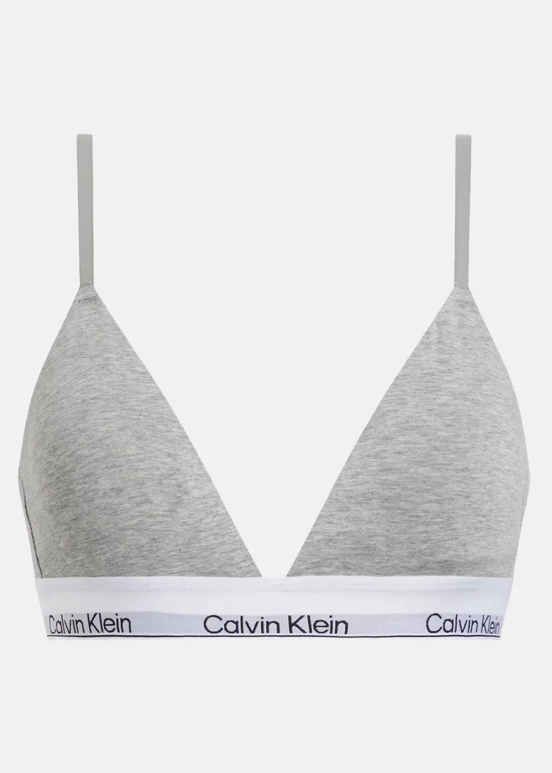 Bild 1 för Calvin Klein BH Modern Cotton Lightly Lined Triangle Grå Medium Dam
