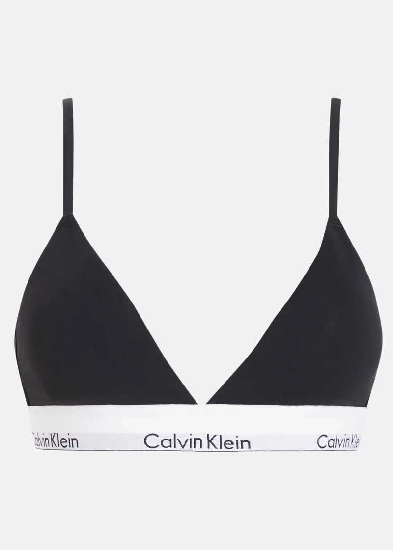 Bild 1 för Calvin Klein BH Modern Cotton Lightly Lined Triangle Svart Large Dam