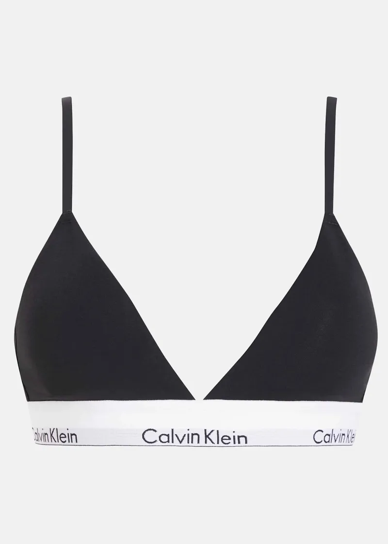 Bild 2 för Calvin Klein BH Modern Cotton Lightly Lined Triangle Svart Large Dam