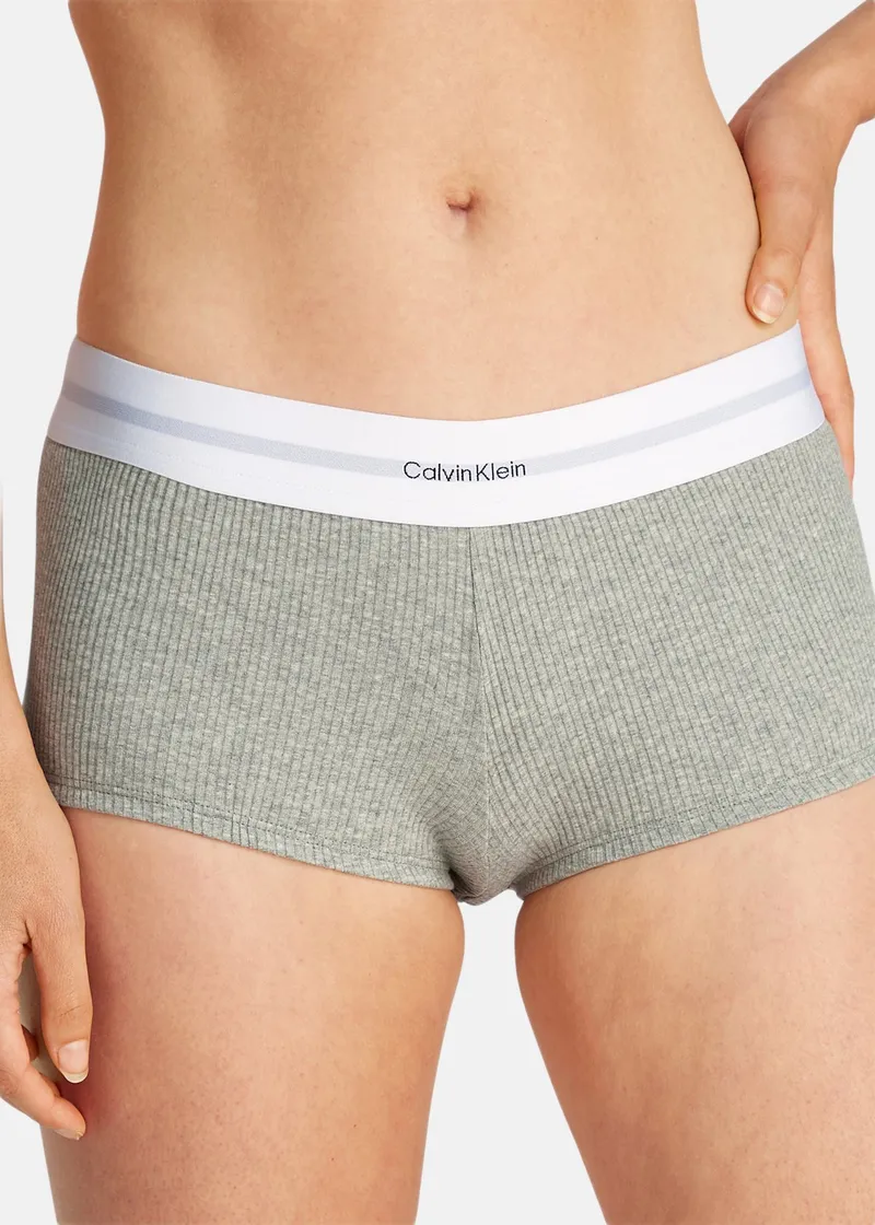 Bild 2 för Calvin Klein Boyshort P7A Grey Heather L