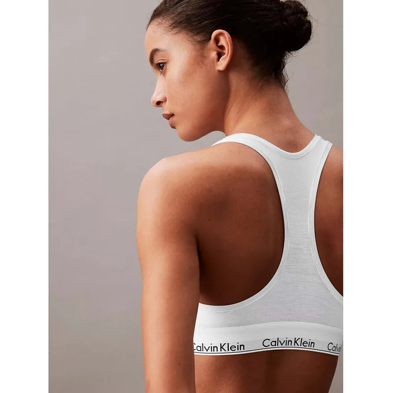 Bild 4 för Calvin Klein CK Cotton Bralette 100 White S
