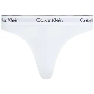 Produktfoto för Calvin Klein CK Cotton Thong 100 White L