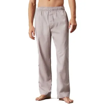 Alternativ bild 0 för Calvin Klein Cotton Poplin Sleep Pant Grå bomull Small Dam