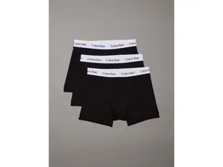 Produktfoto för Calvin Klein Cotton Stretch Classic Fit Trunks 3-pak sort - Str. M