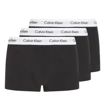 Alternativ bild 0 för Calvin Klein Cotton Stretch Low Rise Trunks 3-pak sort - Str. L