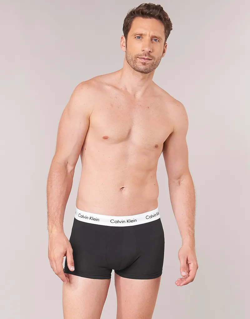 Bild 3 för Calvin Klein Cotton Stretch Low Rise Trunks 3-pak sort - Str. XL
