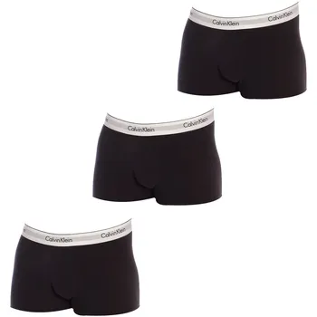 Bild 1 för Calvin Klein Cotton Stretch Shorty Trunks 3-Pak Sort Str. XL   3 stk.