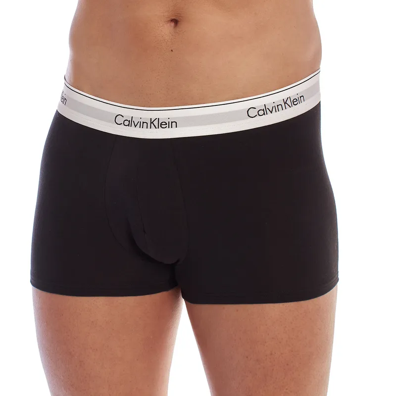 Bild 3 för Calvin Klein Cotton Stretch Shorty Trunks 3-Pak Sort Str. XL   3 stk.