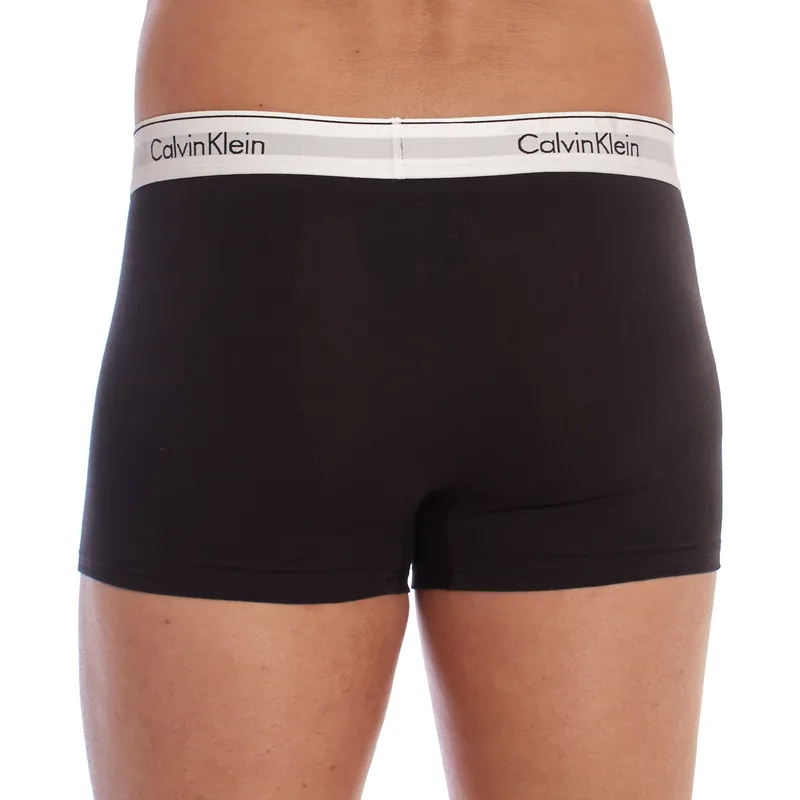 Bild 5 för Calvin Klein Cotton Stretch Shorty Trunks 3-Pak Sort Str. XL   3 stk.