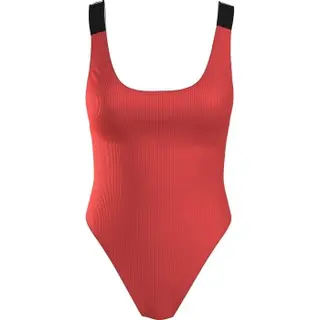 Produktfoto för Calvin Klein Intense Power Rib Scoop Plus Swimsuit Korall polyamid XXL+ Dam