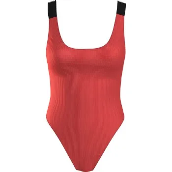 Alternativ bild 0 för Calvin Klein Intense Power Rib Scoop Plus Swimsuit Korall polyamid XXL+ Dam
