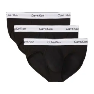 Produktfoto för Calvin Klein Kalsonger 3P Icon Cotton Briefs Svart/Vit bomull Large Herr