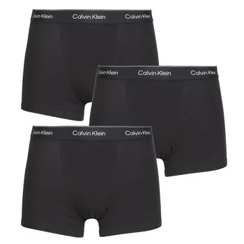 Bild 1 för Calvin Klein Kalsonger 3P Icon Cotton Relaxed Fit Trunks Helsvart bomull Small Herr