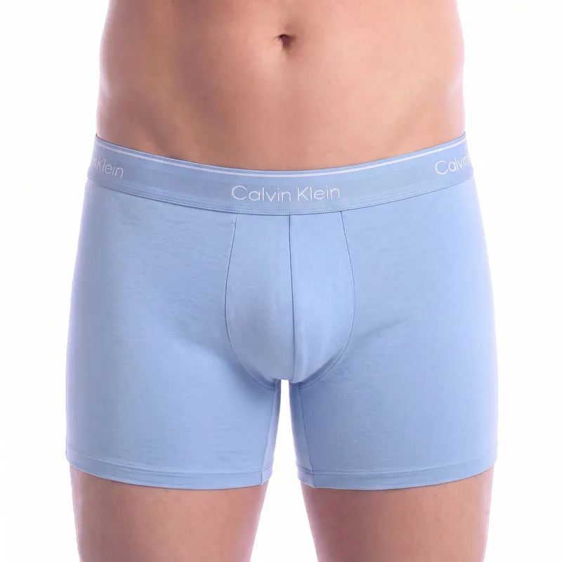 Bild 3 för Calvin Klein Kalsonger 3P Icon Cotton Relaxed Fit Trunks Svart/Blå bomull X-Large Herr