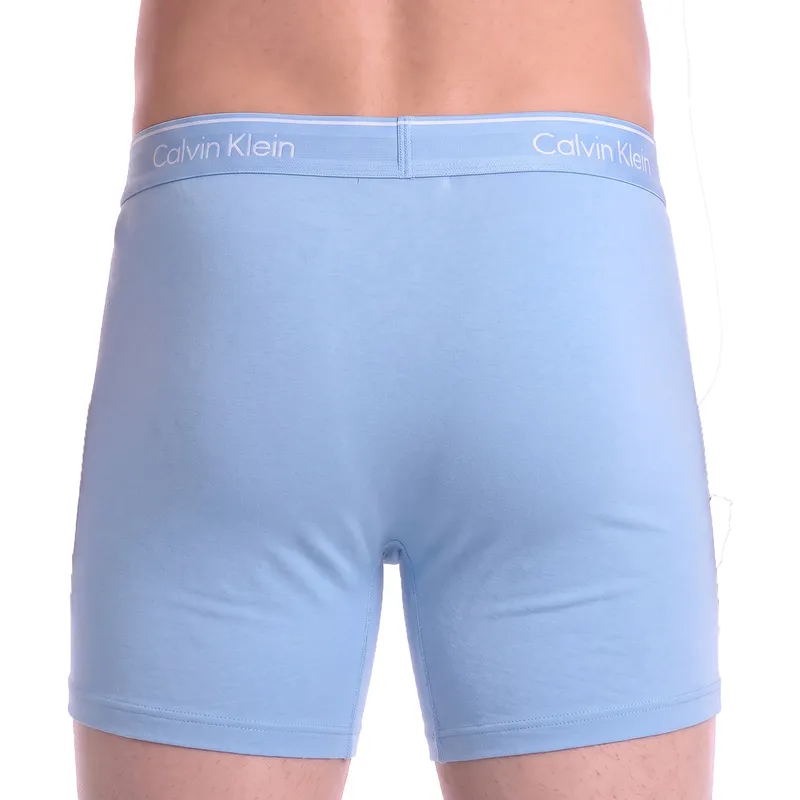 Bild 5 för Calvin Klein Kalsonger 3P Icon Cotton Relaxed Fit Trunks Svart/Blå bomull X-Large Herr