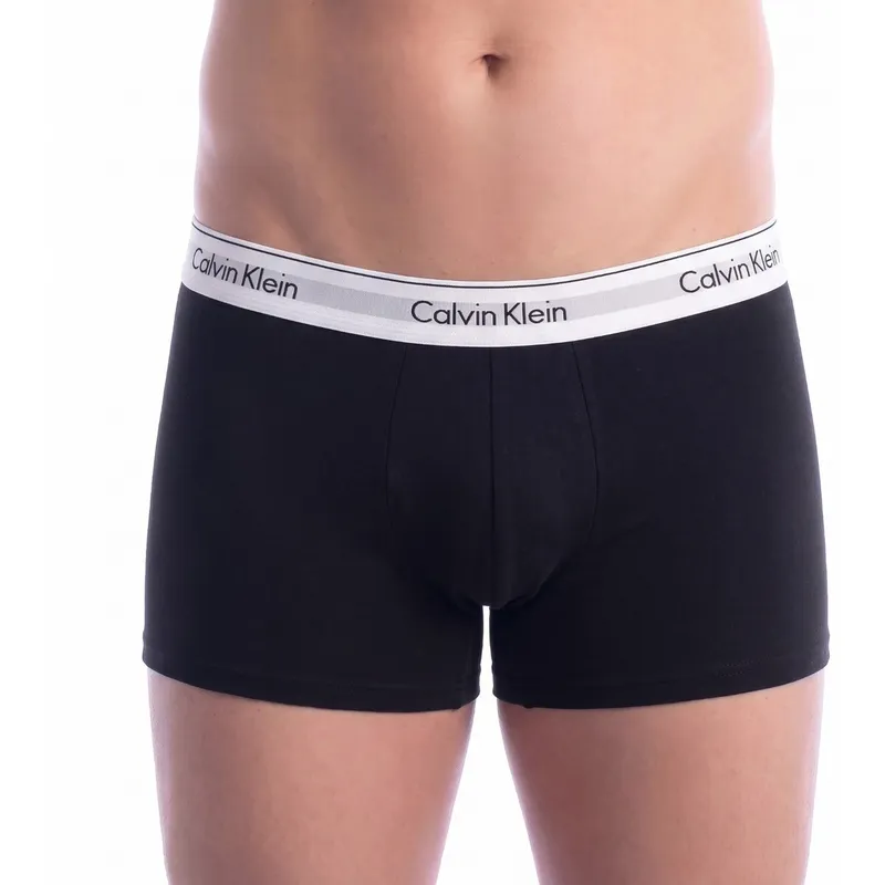 Bild 3 för Calvin Klein Kalsonger 3P Icon Cotton Relaxed Fit Trunks Svart bomull Small Herr
