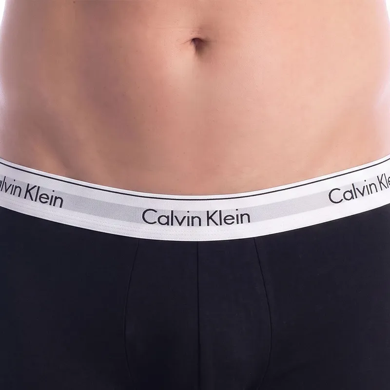 Bild 4 för Calvin Klein Kalsonger 3P Icon Cotton Relaxed Fit Trunks Svart bomull Small Herr