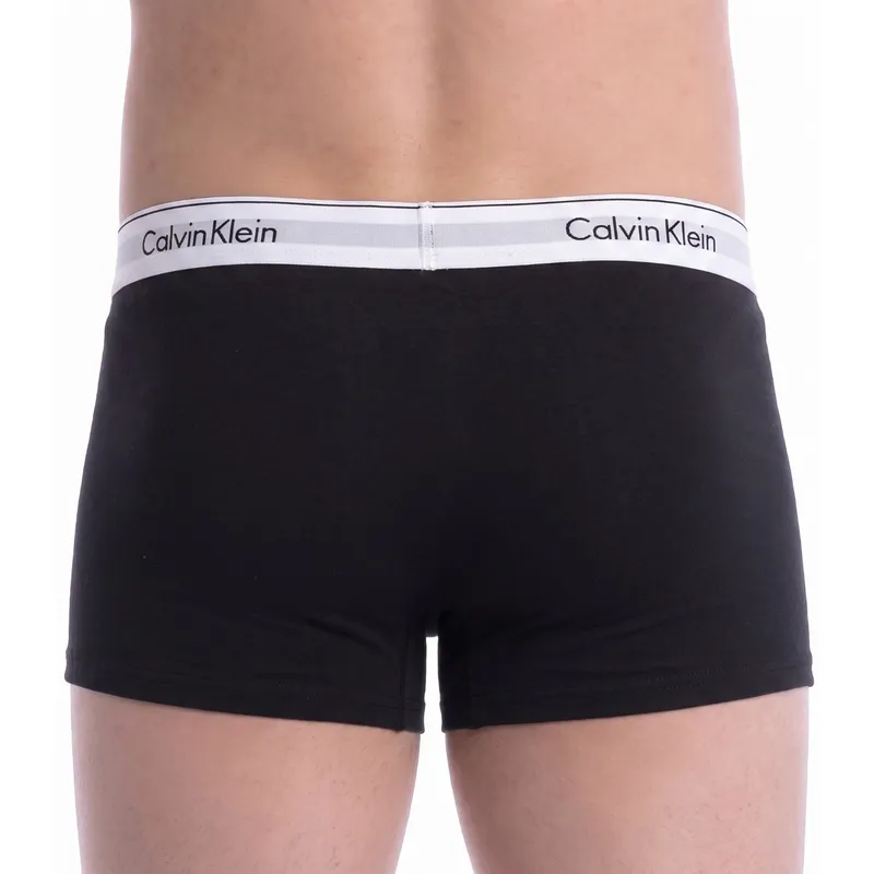 Bild 5 för Calvin Klein Kalsonger 3P Icon Cotton Relaxed Fit Trunks Svart bomull Small Herr