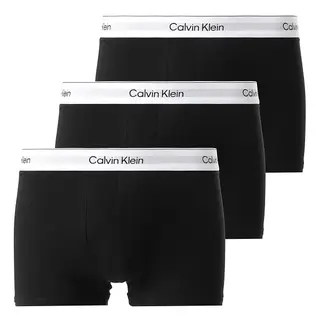 Produktfoto för Calvin Klein Kalsonger 3P Icon Cotton Relaxed Fit Trunks Svart bomull XX-Large Herr