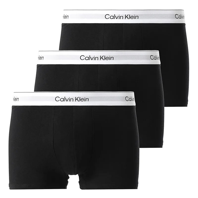 Bild 1 för Calvin Klein Kalsonger 3P Icon Cotton Relaxed Fit Trunks Svart bomull XX-Large Herr