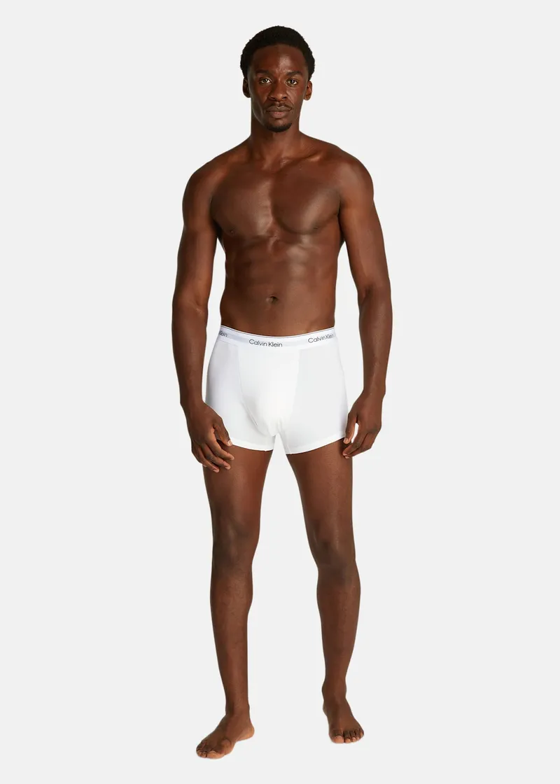 Bild 2 för Calvin Klein Kalsonger 3P Icon Cotton Relaxed Fit Trunks Vit bomull X-Large Herr