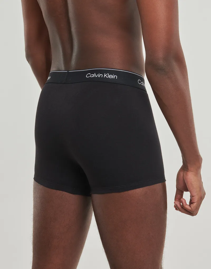 Bild 5 för Calvin Klein Kalsonger 3P Modern Cotton Stretch Trunk Helsvart bomull Medium Herr