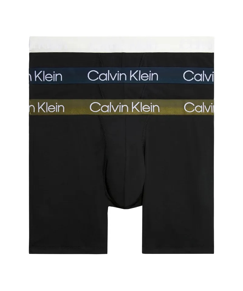Alternativ bild 0 för Calvin Klein Kalsonger 3P Modern Structure Recycled Boxer Brief Flerfärgad Small Herr