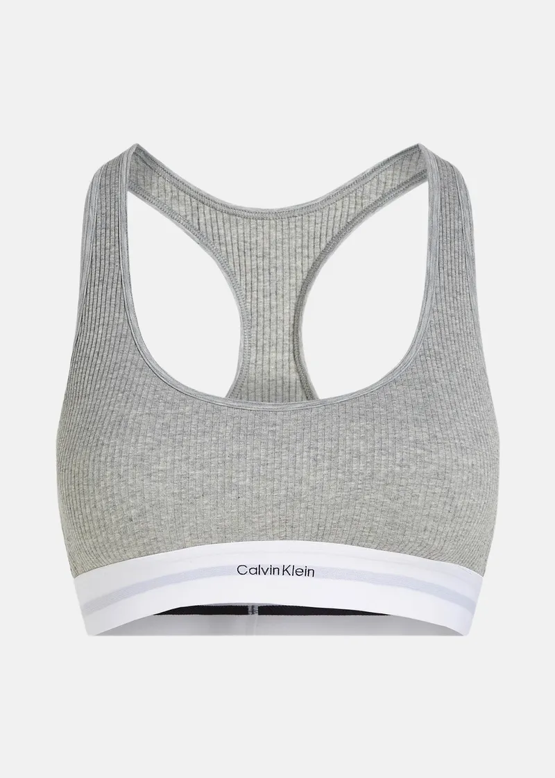 Bild 1 för Calvin Klein Lightly Lined Bralette P7A Grey Heather M
