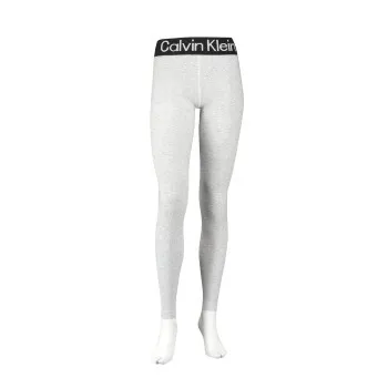 Alternativ bild 0 för Calvin Klein Logo Waistband Legging Grå Large Dam