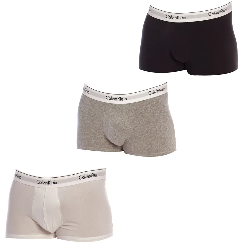 Bild 2 för Calvin Klein Relaxed Fit Cotton Trunks Str. S   3 stk.
