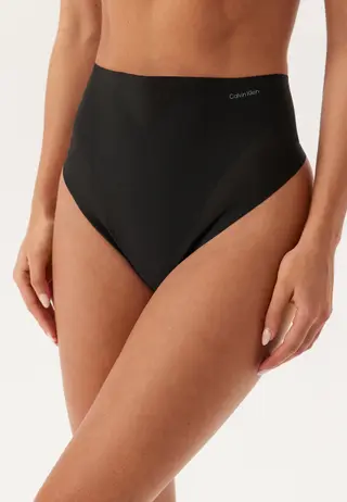 Produktfoto för Calvin Klein Sculpted Firm Mesh Thong Ub1 Black L