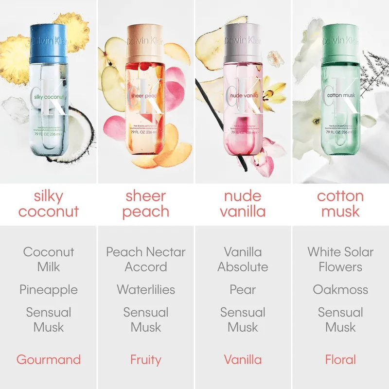 Bild 5 för Calvin Klein Silky Coconut Hair & Body Mist 236 ml