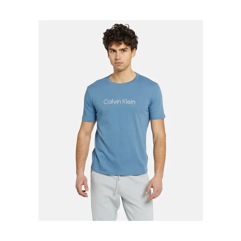 Bild 3 för Calvin Klein Sport Essentials T-Shirt Blå Small Herr