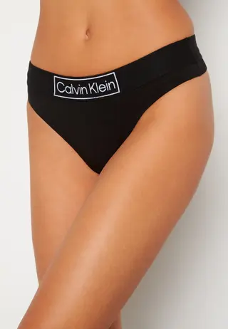 Produktfoto för Calvin Klein Trosor Reimagined Heritage Thong Svart Small Dam