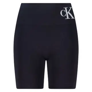 Produktfoto för Calvin Klein Women Biker Shorts Svart polyamid Large Dam