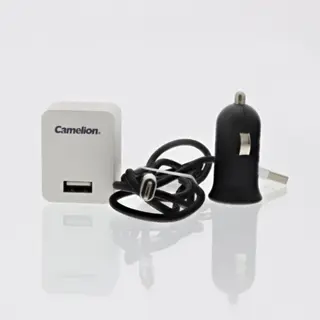 Produktfoto för Camelion USB-laddare för Lightning Apple och Micro-USB