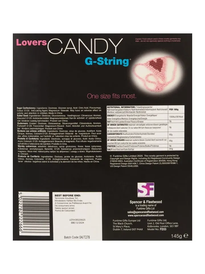 Bild 2 för Candy G-String Hearts