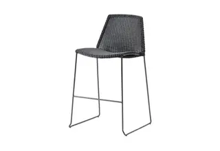 Produktfoto för Cane-Line, Breeze Barstol Black