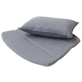 Produktfoto för Cane-Line, Breeze Dynset Loungestol Grå, Sunbrella Natte