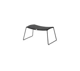 Produktfoto för Cane-Line, Breeze Fotpall Black