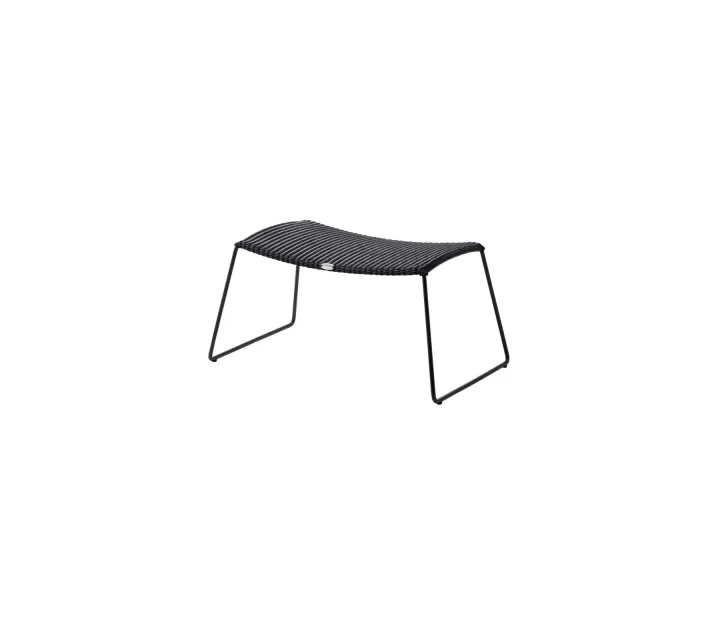 Alternativ bild 0 för Cane-Line, Breeze Fotpall Black
