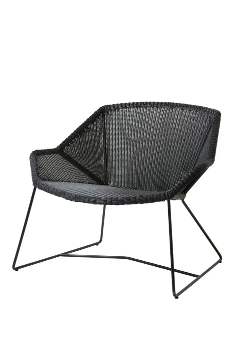 Alternativ bild 0 för Cane-Line, Breeze Loungestol Black