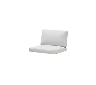 Produktfoto för Cane-Line, Connect Dynset Vit, Sunbrella Natte Mitt, Fåt & 2-Sits