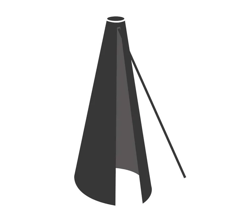 Alternativ bild 0 för Cane-Line, Cover 7: Parasoller (% Hyde) Black 48X48X220 Cm