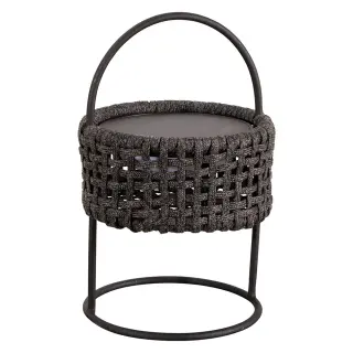 Produktfoto för Cane-Line, Illusion lampa Dark Grey, Soft Rope